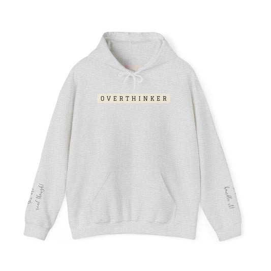 Hooded - Overthinker with sleeve messages